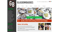 Desktop Screenshot of glasgowbadges.co.uk